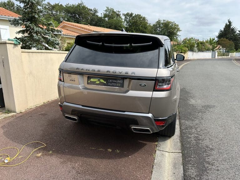 Nettoyage extérieur range Rover bordeaux